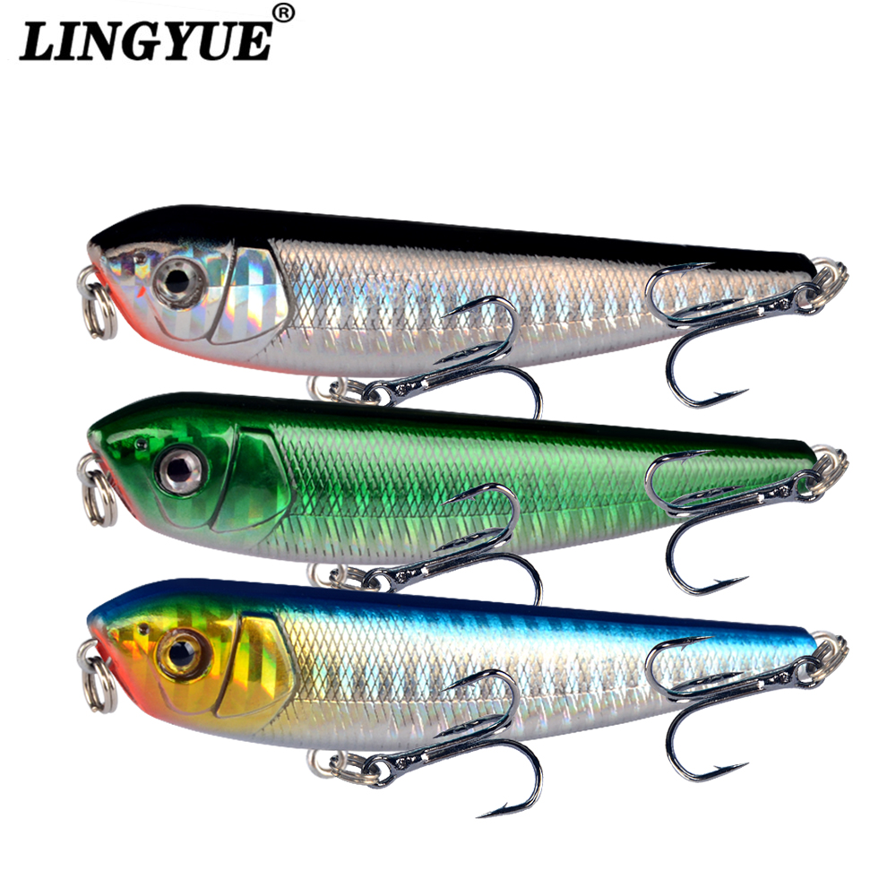 Fishing Lure Crankbait - LINGYUE 1PCS Hard Pencil Fishing Lure