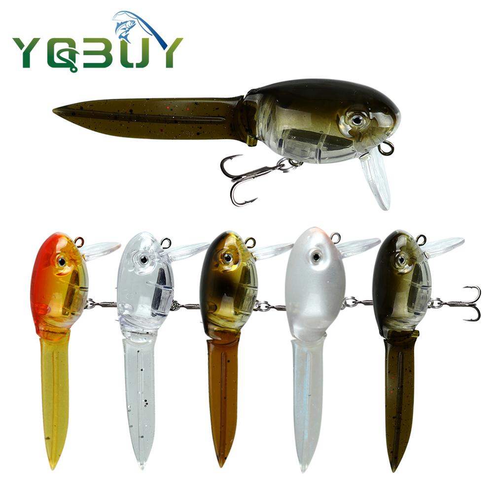 Fishing Lure Crankbait - 1pcs Tadpole Hard Bait Fishing Lure,