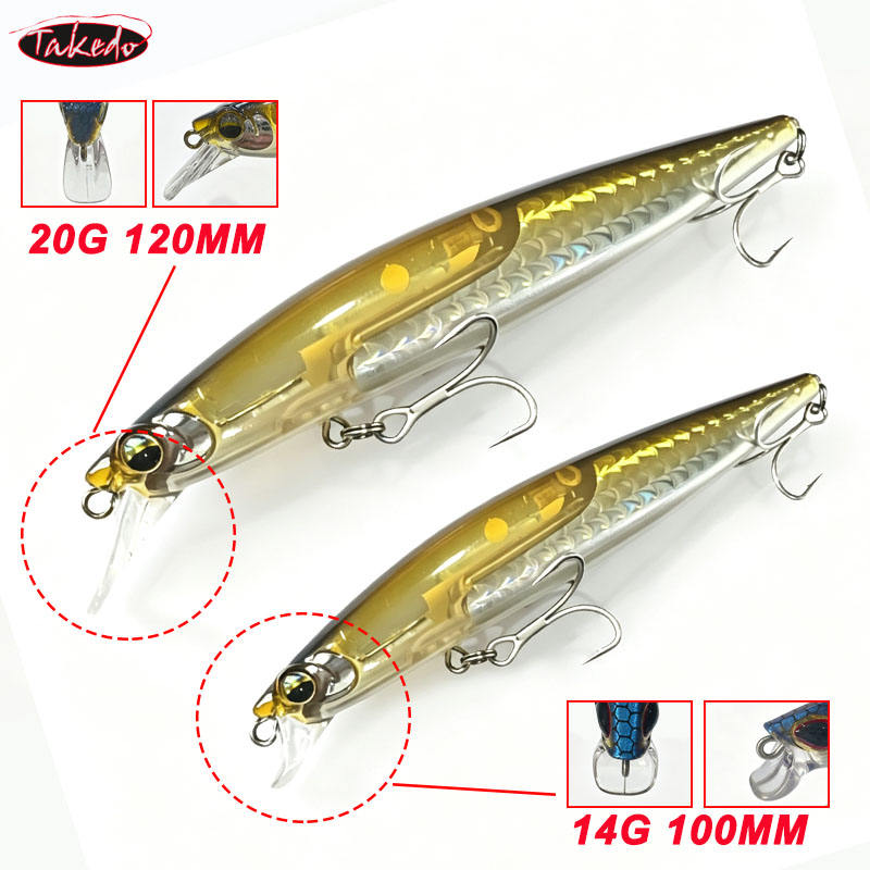 TAKEDO 14G  20G Sea Fishing Lu - огляд і ціна Fishing Lure Jerkbait