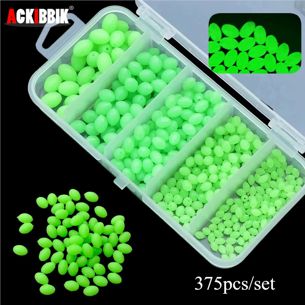 Ackibbik 375pcs/box Luminous F - огляд і ціна Fishing Lure Soft Plastic