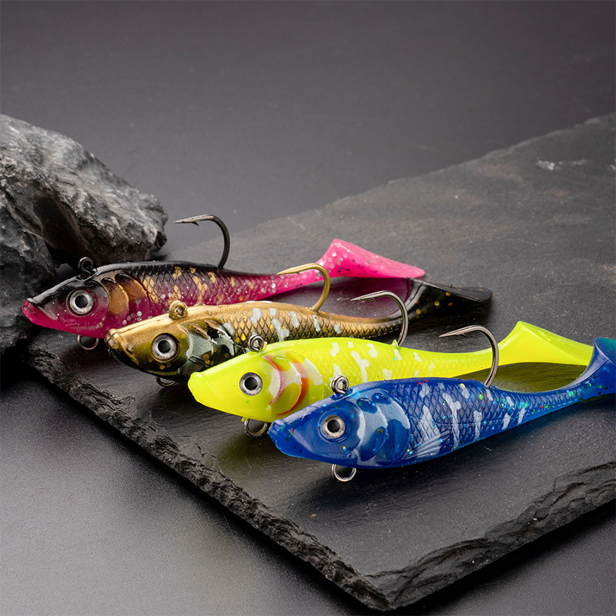 5PCS T-Tail Soft Bait Artifici - огляд і ціна Fishing Lure Spoon