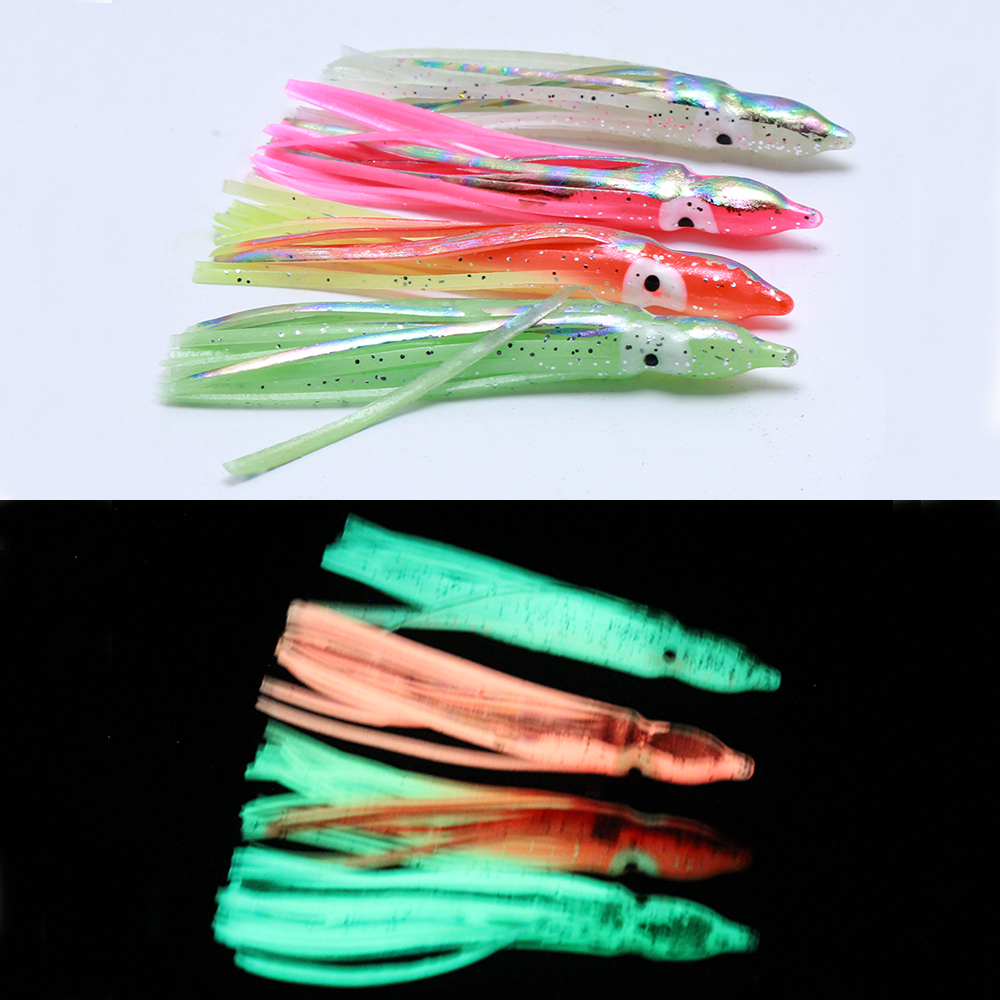 10 pcs soft light octopus squi - огляд і ціна Fishing Lure Buzzbait