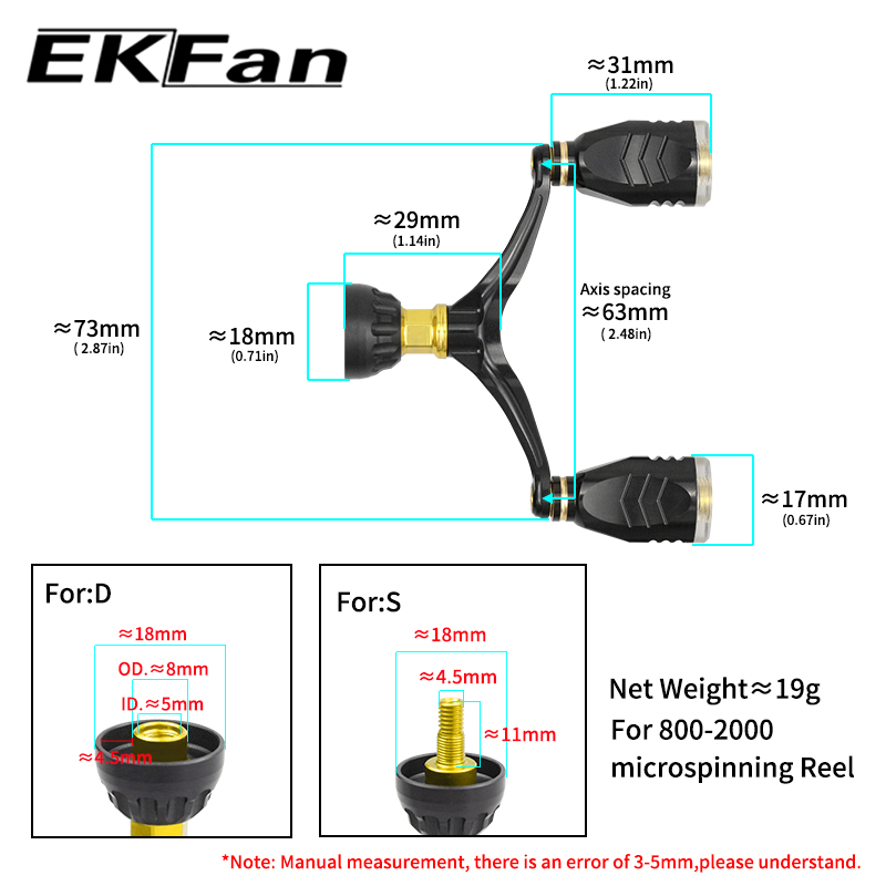 EKFan 73mm Aluminum Alloy Micr - огляд і ціна Fishing Lure Spinner
