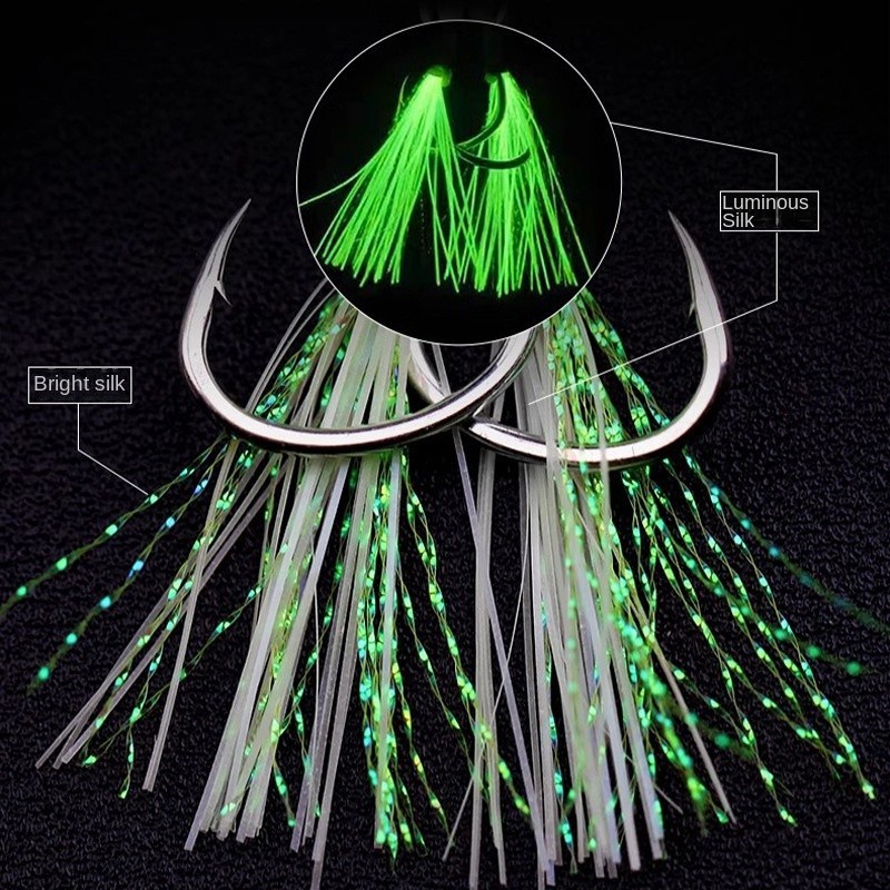 Luminous Fishing Hook 1/0-4/0  - огляд і ціна Fishing Lure Jig