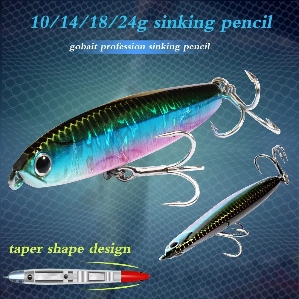 GOBAIT Sinking Pencil Bait 10g - огляд і ціна Fishing Lure Popper
