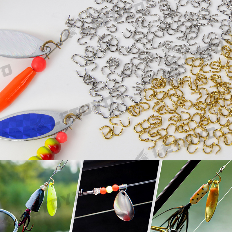 LETOYO 100pcs Folded Clevises  - огляд і ціна Fishing Lure Spinner
