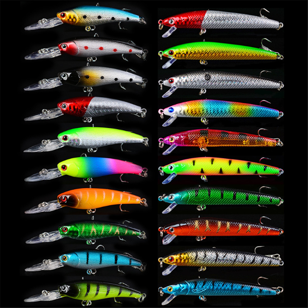 20pcs/lot Minnow Fishing Lures - огляд і ціна Fishing Lure Topwater