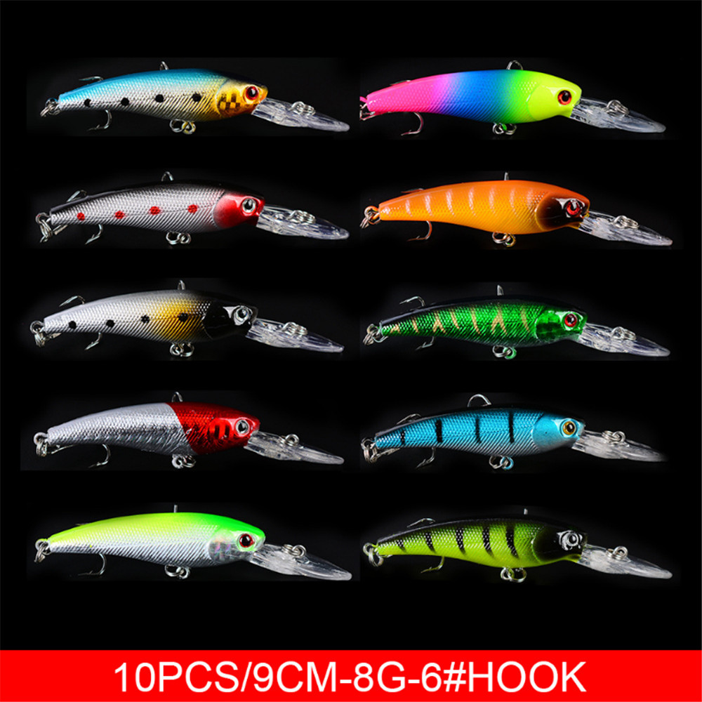 20pcs/lot Minnow Fishing Lures - огляд і ціна Fishing Lure Topwater