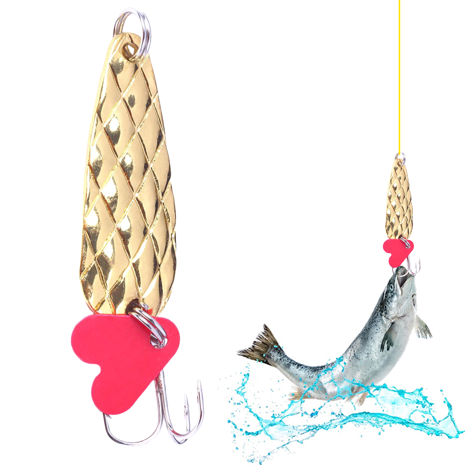 Metal Spoons Fishing Lures 9g  - огляд і ціна Fishing Lure Spoon