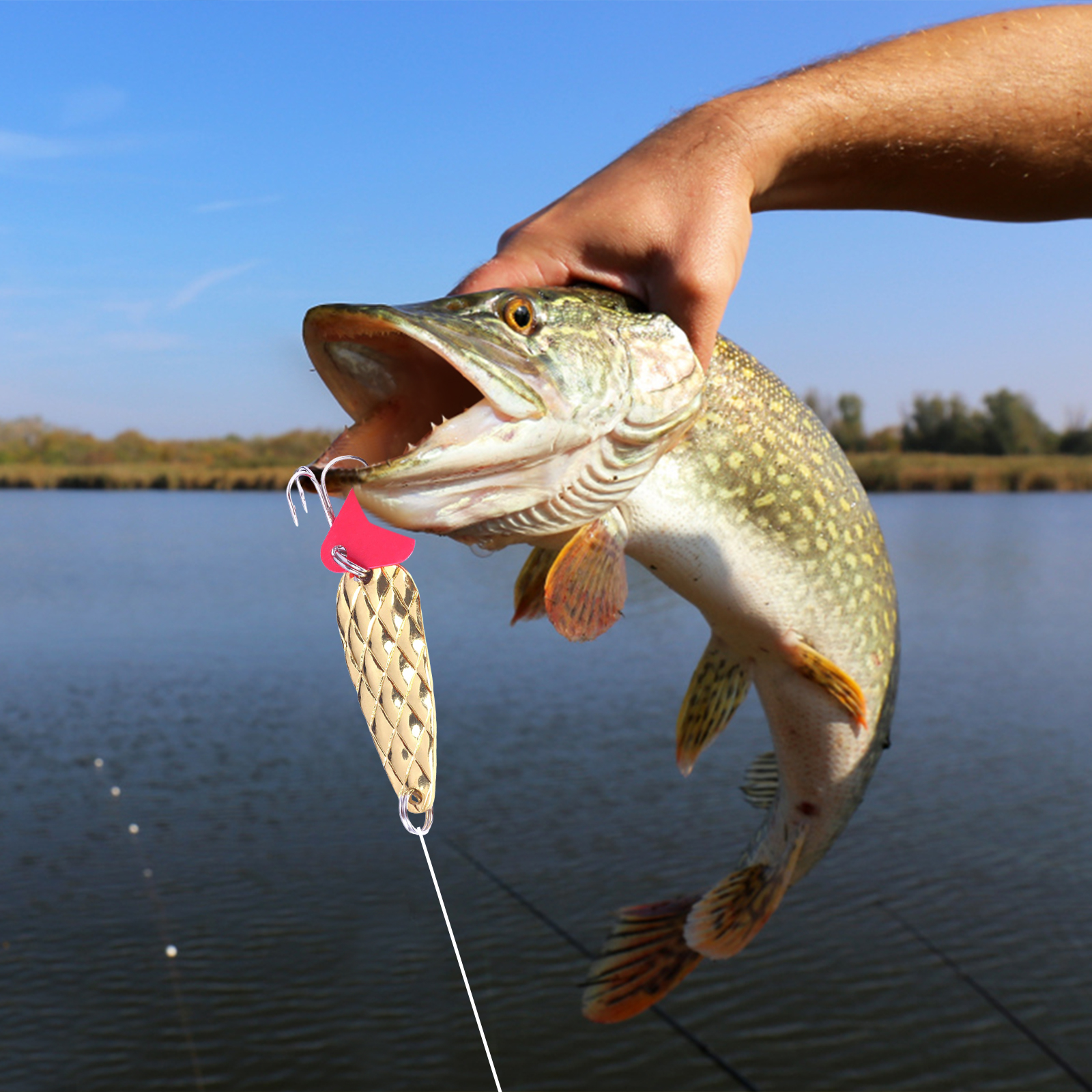 Metal Spoons Fishing Lures 9g  - огляд і ціна Fishing Lure Spoon