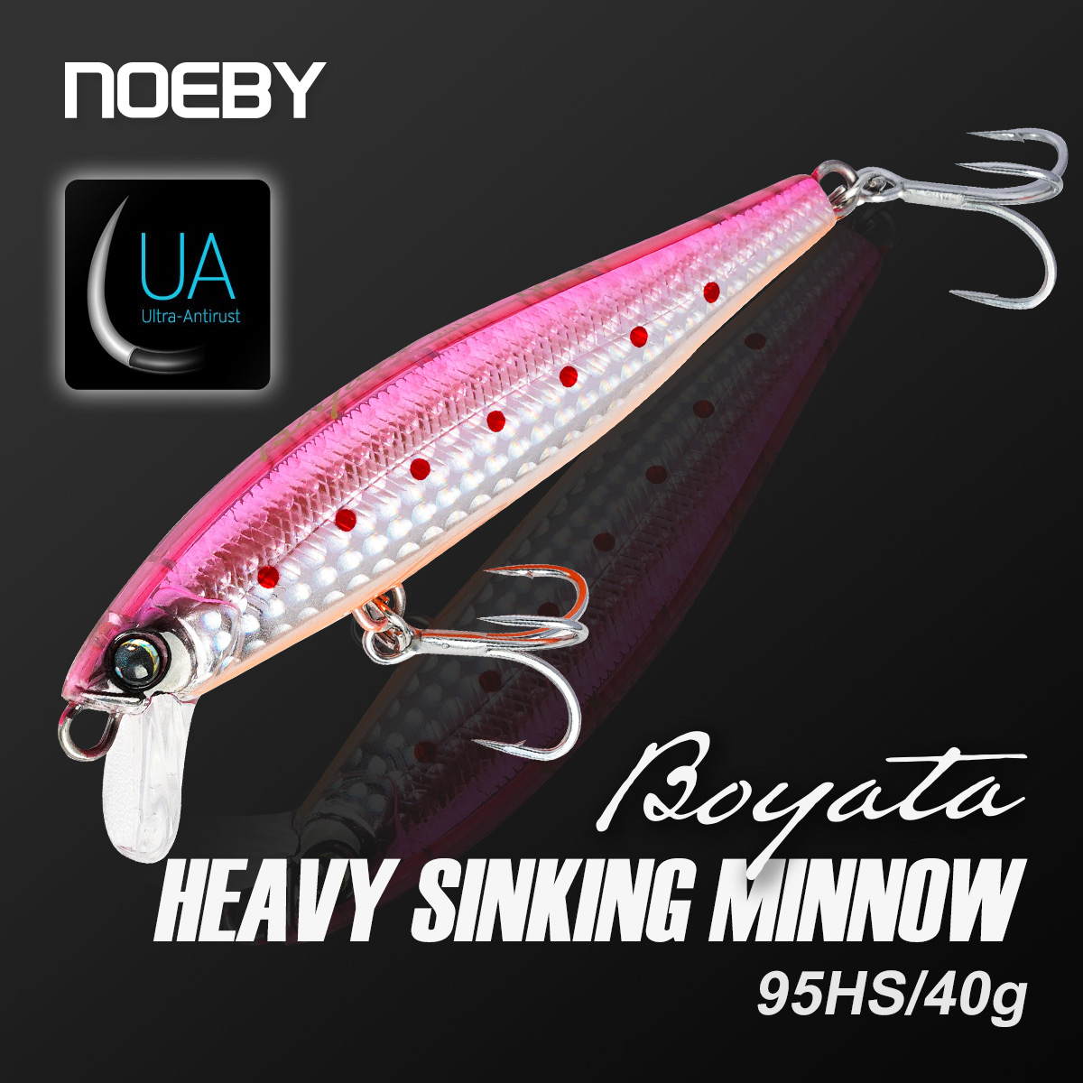 NOEBY Heavy Sinking Minnow Fis - огляд і ціна Fishing Lure Buzzbait