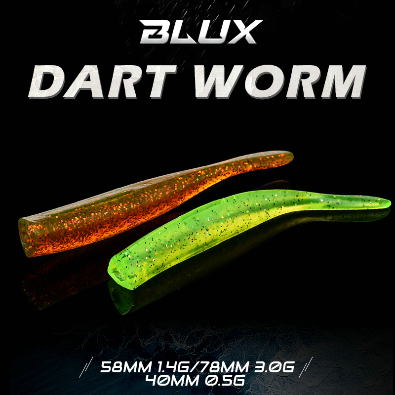 BLUX New Dart Worm Soft Bait 5 - огляд і ціна Fishing Lure Spoon