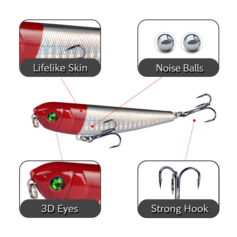 LINGYUE 1PCS Hard Pencil Fishi - огляд і ціна Fishing Lure Crankbait