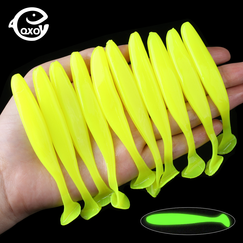 QXO 50 Pcs/Lot Swimbait Soft L - огляд і ціна Fishing Lure Soft Plastic