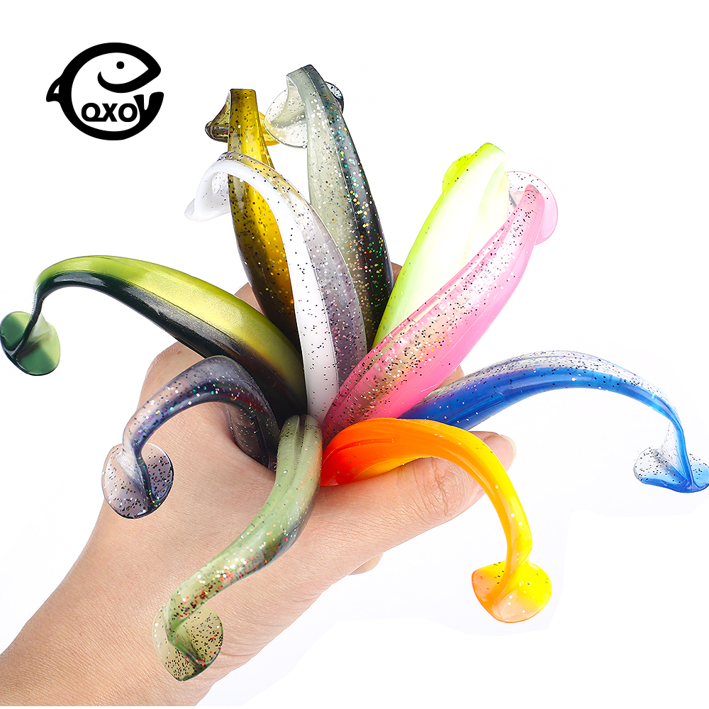 QXO 50 Pcs/Lot Swimbait Soft L - огляд і ціна Fishing Lure Soft Plastic