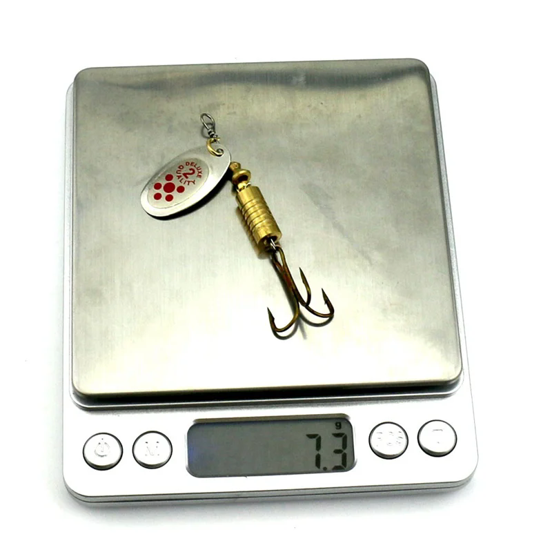 1PCS Metal Plating Spinner Bai - огляд і ціна Fishing Lure Spoon