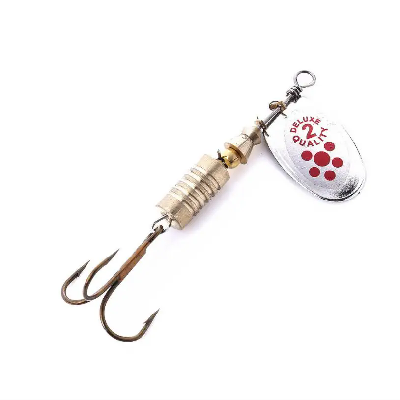 1PCS Metal Plating Spinner Bai - огляд і ціна Fishing Lure Spoon