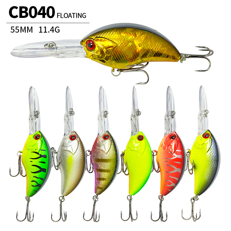 55MM 11.4G Crankbait Fishing L - огляд і ціна Fishing Lure Jerkbait