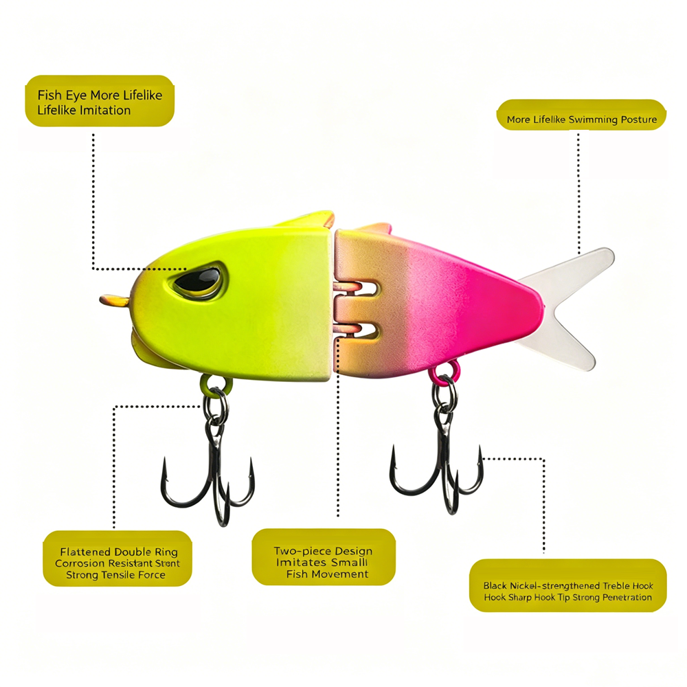 6.2cm 6.5g Swimbait Fishing Lu - огляд і ціна Fishing Lure Topwater