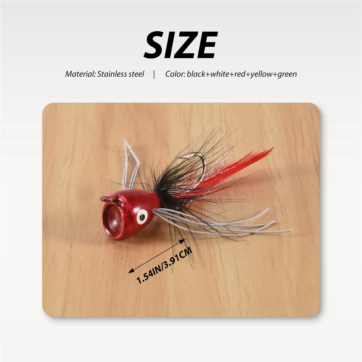 10PCS Fly Fishing Poppers,Topw - огляд і ціна Fishing Lure Topwater