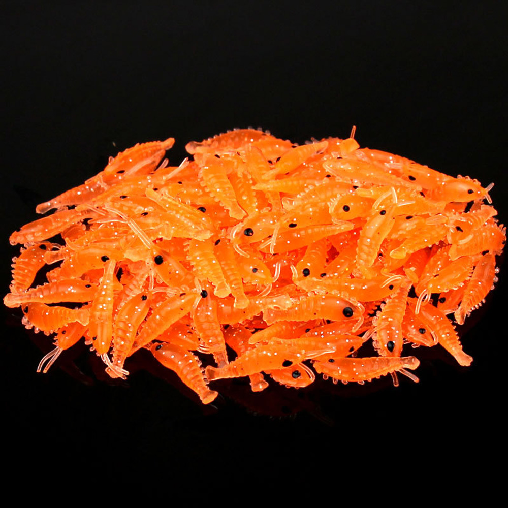 10-50pcs/lot Shrimp Bait Soft  - огляд і ціна Fishing Lure Soft Plastic