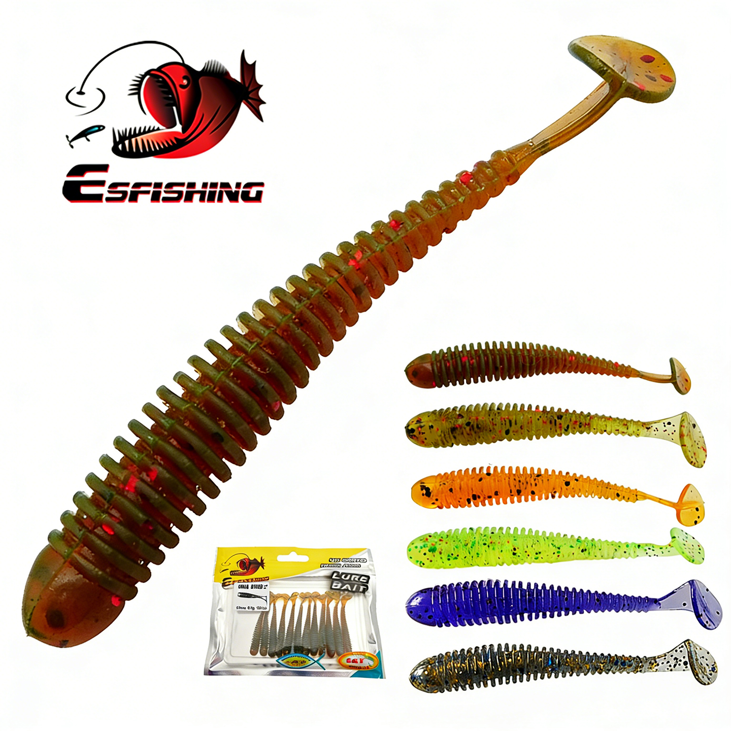 ESFISHING Swing Impact Ring Sh - огляд і ціна Fishing Lure Soft Plastic